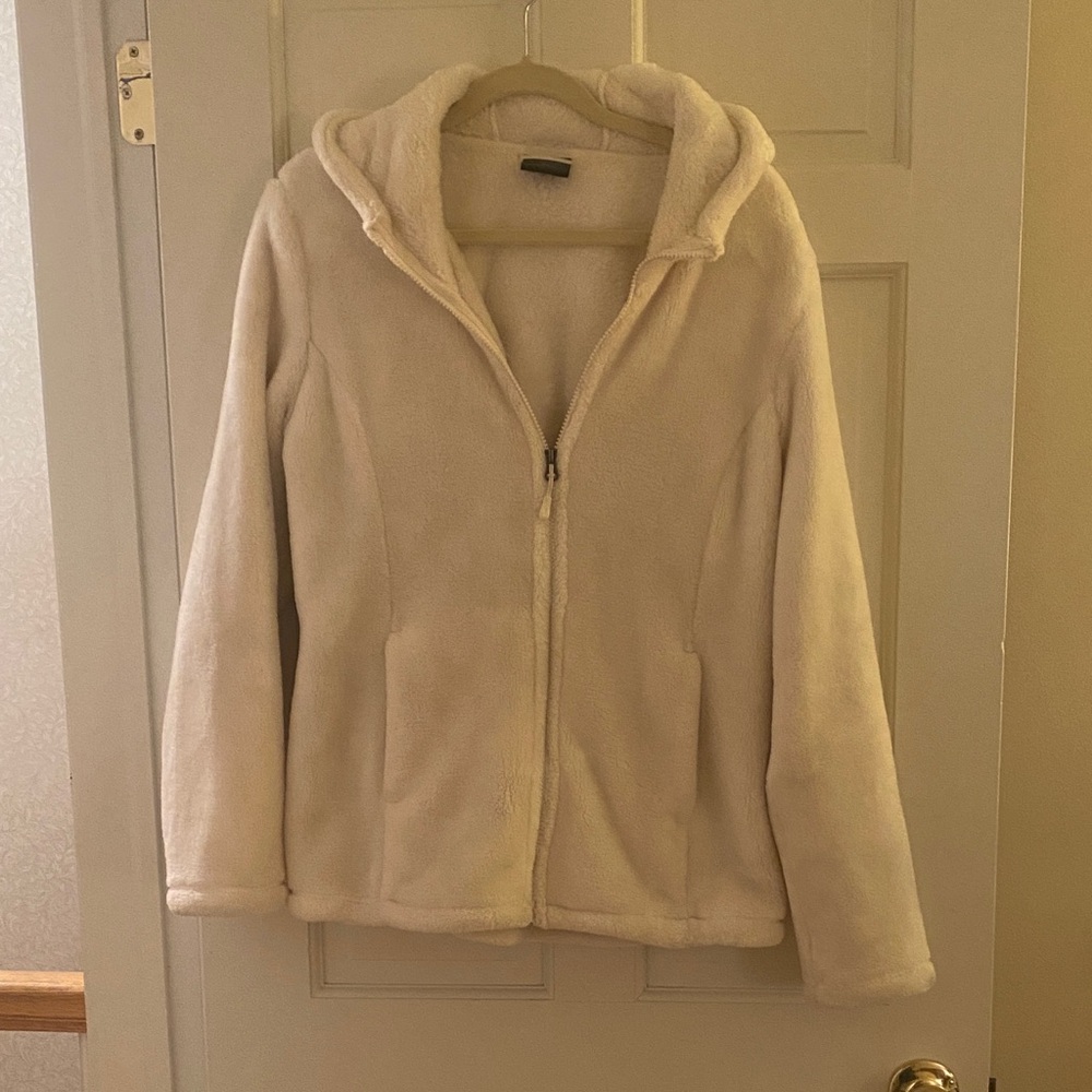 Women's 32 Degrees Cream Fleece Jacket